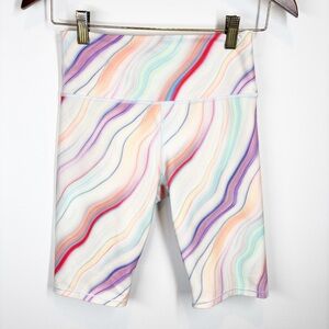 Athleta Multicolor Wave Bike Shorts